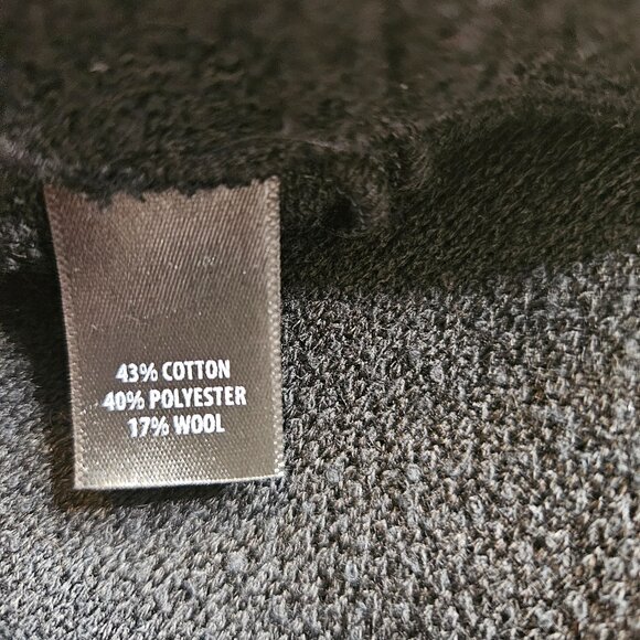 NWT $795 ST JOHN Knits Wool Blend Wide Leg Pants Black Women' SZ X-Large Texture - Picture 7 of 11